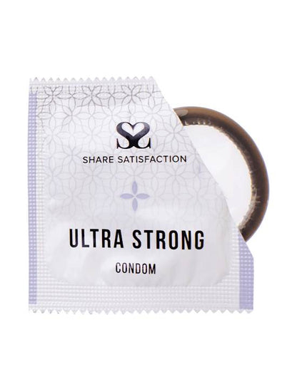 Share Satisfaction Ultra Strong Condoms - 12 pack