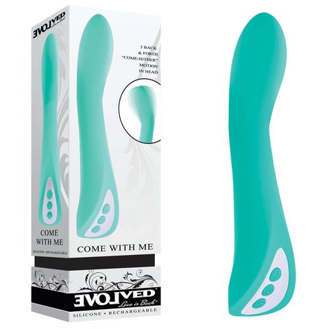 Evolved Come With Me -  Vibrator with Flicking Head
