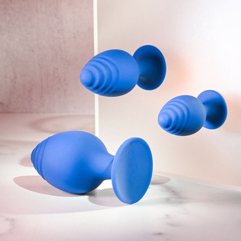 Get Your Groove on 3 Piece Silicone Anal Plug Set