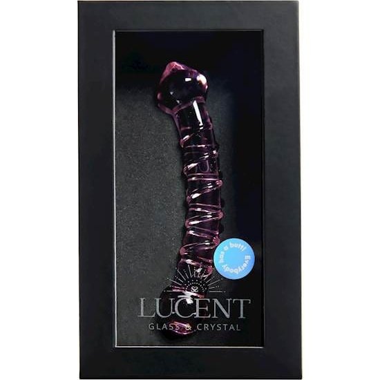 Lucent Whirls Glass Massager - 6.5 Inch - The Pleasure Is Mine