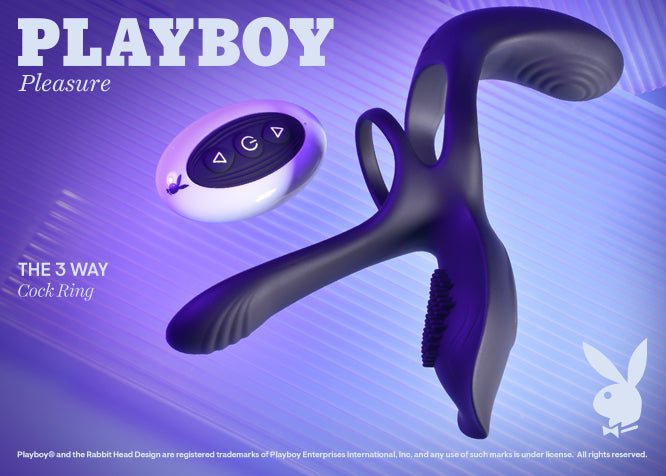 Playboy Pleasure The 3 Way Cock Ring - The Pleasure Is Mine