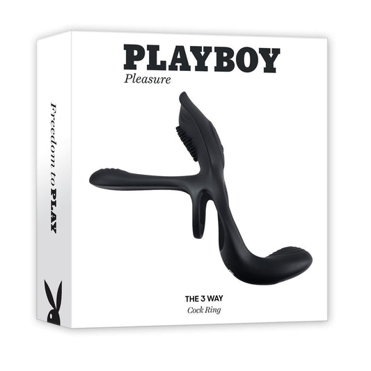 Playboy Pleasure The 3 Way Cock Ring - The Pleasure Is Mine