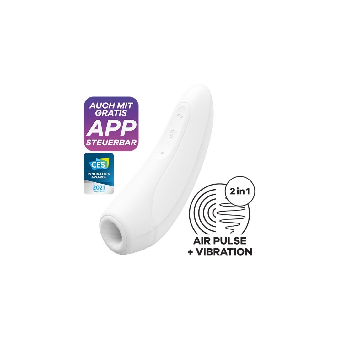 Satisfyer Curvy 1+ Bluetooth Clitoral Sucking Vibrator